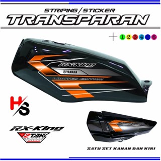 山葉 POLET COOL TRANSFARAN 透明條紋貼紙 YAMAHA RX KING 最新圖案簡約藝術變化全新