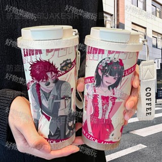 【免運】時光代理人喬苓Vein保溫杯不鏽鋼學生顏值吸管雙飲大容量咖啡水杯隨行杯 咖啡 保溫瓶 水杯