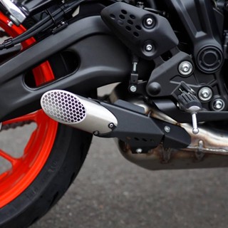 適用山葉MT-07 FZ-07 YZFR7 TRACER7 XSR700改裝排氣管尾端配件