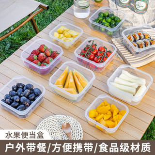 冰箱水果保鮮盒可微波爐加熱便攜戶外野炊出便當便當盒上班族餐盒