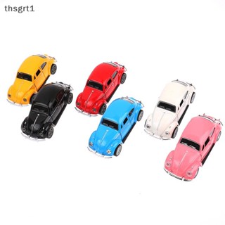 【thsgrt1】1:32 復古復古甲殼蟲壓鑄迴力汽車模型玩具兒童裝飾可愛小雕像微型裝飾【TH】