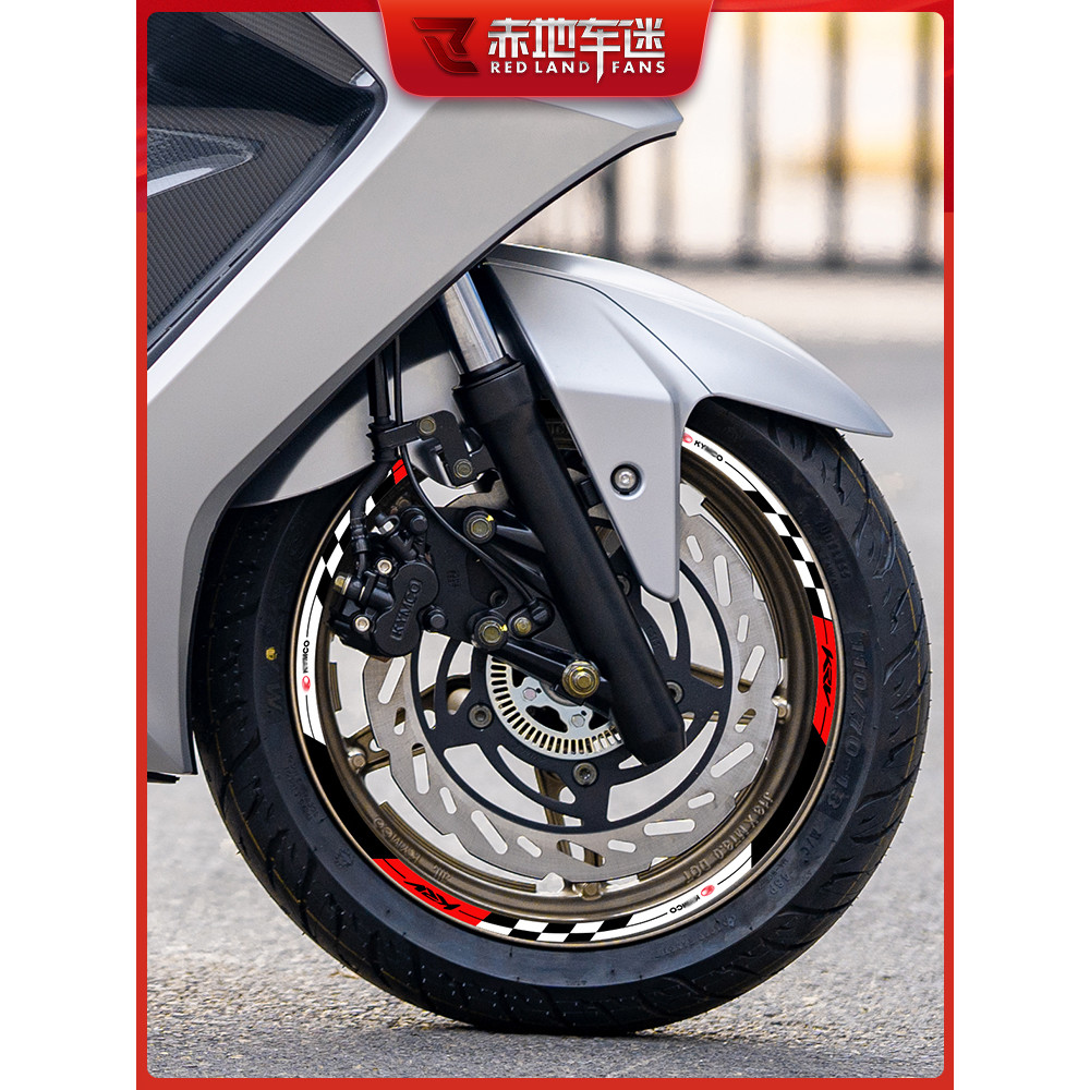 【台灣出貨】輪轂貼 適用光陽 KRV180 輪轂貼輪圈貼輪胎字母貼反光貼紙車貼裝飾防水改裝
