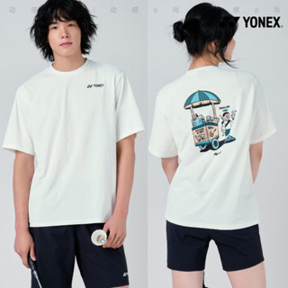 全新 YONEX Unix 羽毛球夾克短袖 100% 棉中性運動休閒 T48