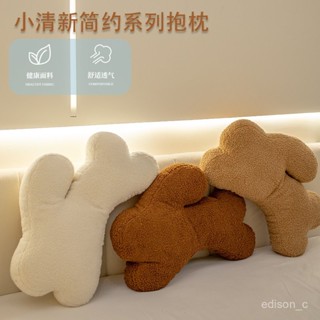【新店特惠】超柔軟 雲朵絨 抱枕 模擬兔子 睡覺 靠枕 ins風 床頭 沙髮 房間飄窗靠墊