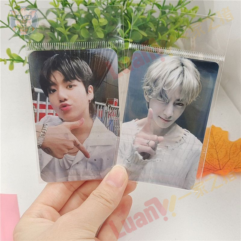 防彈少年團 金泰亨V個人solo WVS特典自印亮麵小卡白衣卡JUNG KOOK