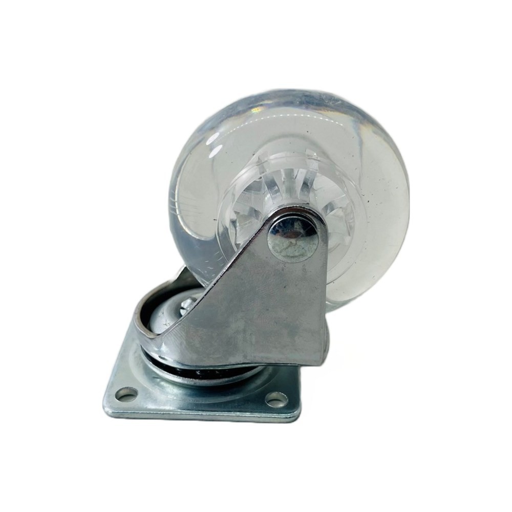 2吋全透明普通輪 平板42X42