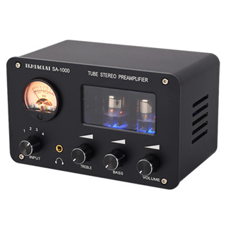 【熱賣】sa-1000功放4發燒級電子管前置放大器音訊管內置5532 2音訊功放內建4 2 Tolo2.28晶片功放