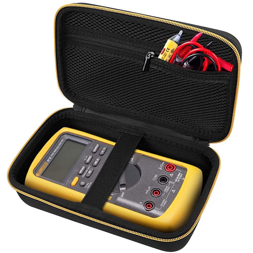 【‎Genuine Product】COMECASE Fluke 87-V數字萬用表專用硬殼攜帶箱，保護旅行儲存袋。