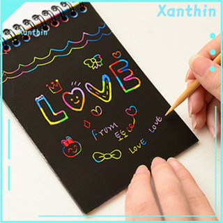 Xanthin Journal Note 草稿紙筆記本 + 兒童木製手寫筆繪圖文具