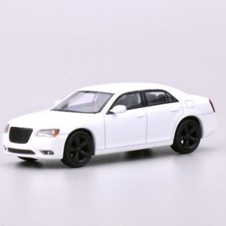 596 Model 1:64 克萊斯勒 300C 珠光白 模擬合金汽車模型絕版模型