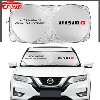 NISSAN 汽車擋風玻璃遮陽罩汽車窗隔熱罩適用於日產 Nismo Almera Livina Sentra XTrai