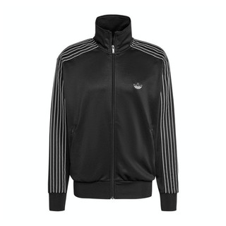Adidas Outline FB TT IY4887 男 立領 外套 運動 復古 休閒 三葉草 寬鬆 拉鍊口袋 黑