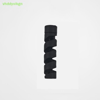 VHDD 6PCS 電纜保護器矽膠充電電纜螺旋繞線器電線端線保護器蓋適用於 IPhone USB 充電器電纜配件 TW