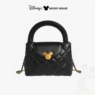迪士尼 Disney Mickey 聯名女士斜挎單肩包,寬敞優雅的簡約設計手提包,時尚百搭,大容量日常使用