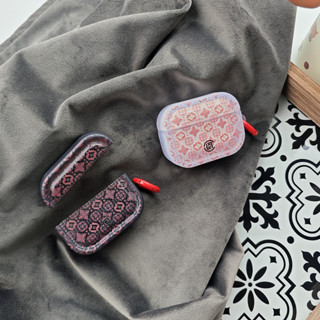 適用於Apple Airpods 1/2 Pro/Pro2 3 4耳機保護套 潮牌窗花.相框保護殼