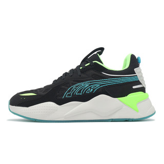 Puma 休閒鞋 RS-X Alien 男鞋 黑 藍綠 外星人 老爹鞋 復古 運動鞋 [ACS] 40040601