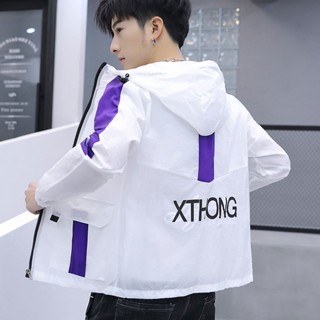 防曬衣服男士春夏季2025新款韓版潮流情侶帥氣夾克超薄款皮膚外套
