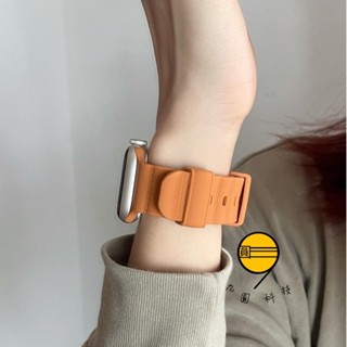 泡泡液態矽膠 簡約時尚 錶帶 適用於 Apple Watch S9 S8 S10 ultra 41 45 49 46mm