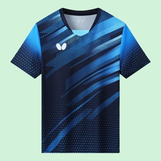 運動套裝 運動服 羽球衣 蝴蝶乒乓球服套裝男女兒童款速乾運動服短袖透氣吸汗比賽訓練客製 健身服 運動 羽球 球衣