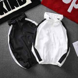 新款男士外套韓版青少年防曬服休閒夾克情侶裝百搭外套