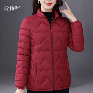 防寒外套 冬天外套 厚刷毛外套 媽媽冬裝羽絨棉服外套中老年女裝大尺碼棉襖40歲50顯瘦棉衣2024新款