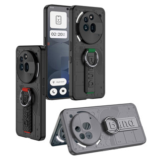 適用於 Nothing Phone 3a Pro 手機殼 GKK 彈性腕帶腕帶組合硬 PC 保護套帶指環