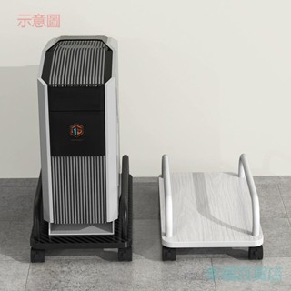 含發票 主機架 電腦主機托架 臺式電腦主機托架 辦公室可移動機箱底座帶滑輪置物架加寬 置物託盤