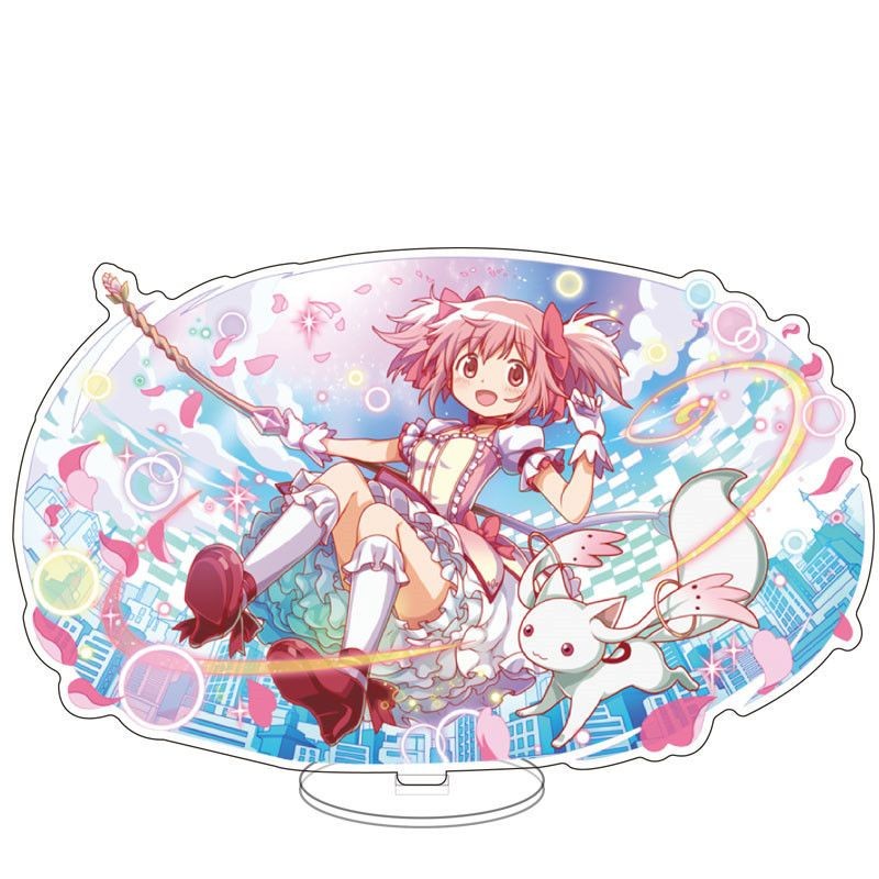 【潮玩精品摆件】【3777人收藏】魔法少女小圓立牌曉美燄 鹿目圓香 巴麻美週邊亞剋力立牌擺件禮物