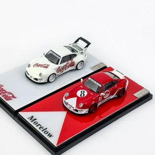 原廠 1:64 保時捷 993RWB Porsche寬體改裝版 合金汽車模型絕版模型