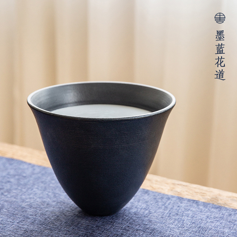 日本進口陶瓷池坊生花立花教學標準花器禪意日式插花器皿花瓶花盆