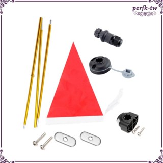 [PerfkTW] Kayak Safe Flag Mount Kit 配件,帶底座,適用於遊艇 DIY 獨木舟