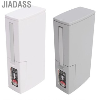Jiadass 垃圾桶和馬桶刷塑膠浴室堅固可拆卸內桶適用於狹窄空間
