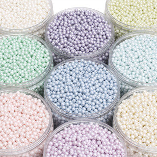 4mm玻璃珍珠串珠散珠米珠子diy手工手鏈項鏈首飾品材料包配件批髮