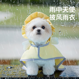 狗狗雨衣寵物貓咪春夏雨天小狗泰迪比熊雪納瑞小型幼犬天使衣服 Q8XP