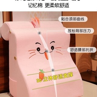 QO8V 【床頭靠墊】乳膠記憶棉床頭靠枕帶頭枕沙發臥室可調整靠墊哺乳三角靠枕可拆洗