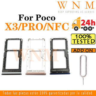 適用於 Poco X3 / PRO / NFC Sim 卡託盤 Sim 卡插槽支架卡支架讀卡器 SD 插槽適配器更換部件