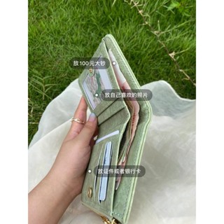 臺灣出貨 復古小錢包~ins錢包女短款學生歐美清新摺疊簡約文藝搭扣真皮質感 皮夾短夾 新款女士短夾 韓版大容量 學生皮夾
