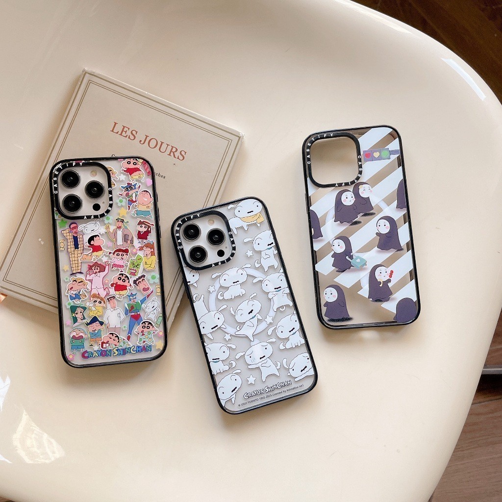 casetify 蠟筆小新 小白 MagSafe磁吸手機殼 iPhone16Pro手機殼蘋果14Pro防摔13硬殼