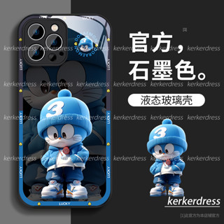 三星 S9 S9+哆啦A夢玻璃殼手機殼創意保護殼潮