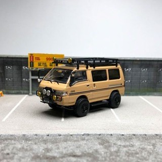 Autobots 1:64 得利卡DELICA改裝版合金車模(帶配件)靜態汽車擺件絕版模型
