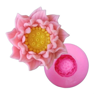 矽膠模具 - 蓮花 - 尖頭花瓣 6.3 釐米 - 填充果凍 - 製作蠟燭 - 製作巧克力