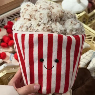 Lucky潮玩 正版 英國JE趣味爆米花毛絨玩偶玩具兒童禮物送女生安撫公仔可愛送禮萌動漫周邊