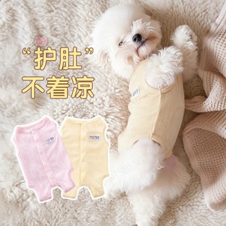 🎇臺灣出貨🎇【店鋪熱銷】狗狗衣服夏季新款包護肚空調傢居服防舔服寵物泰迪比熊防掉毛背心