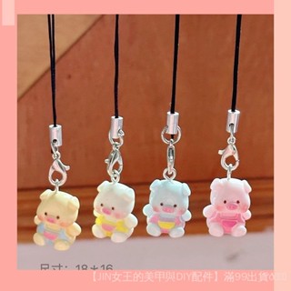 [JIN]可愛亮麵立體小豬鑰匙鏈，學生甜美閨蜜禮物