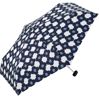 日本 Wpc. 晴雨兩用 UV80%折傘/ Camellia Navy eslite誠品