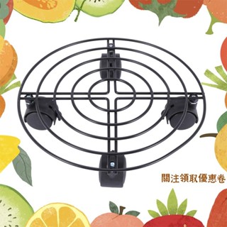 金屬植物花盆支架手推車帶輪室內戶外家用園藝工具 tukxymglda7c