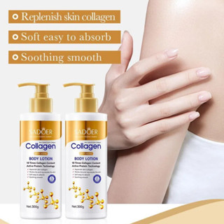 VASELINE 300g骨膠原蛋白身體乳,滋潤身體,滋潤柔軟肌膚,含甘油、凡士林、膠原蛋白等成分