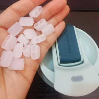 限時優惠樂扣玻璃杯防漏塞子一蓋兩用堵塞矽膠密封堵頭配件