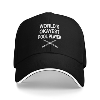 World' Okayest Pool Player Letter 批發嘻哈設計師棒球帽