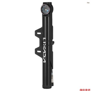 lixada 迷你電動氣泵帶壓力表 usb 可充電 120psi 自行車手動氣泵 t